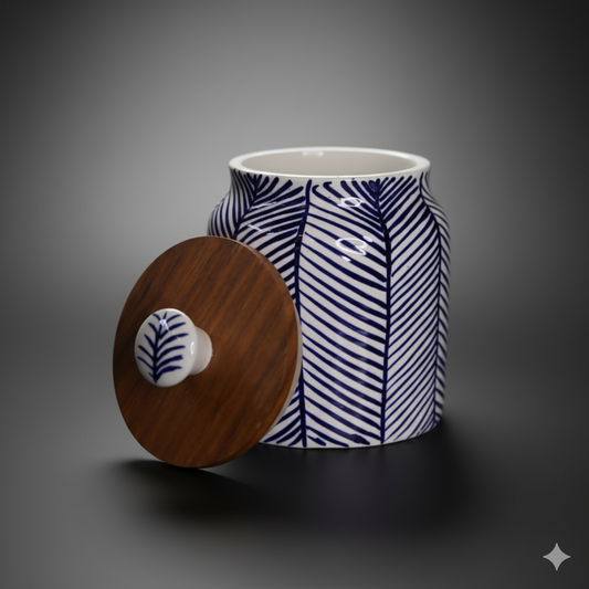 Air Tight Canister with Wooden Lid