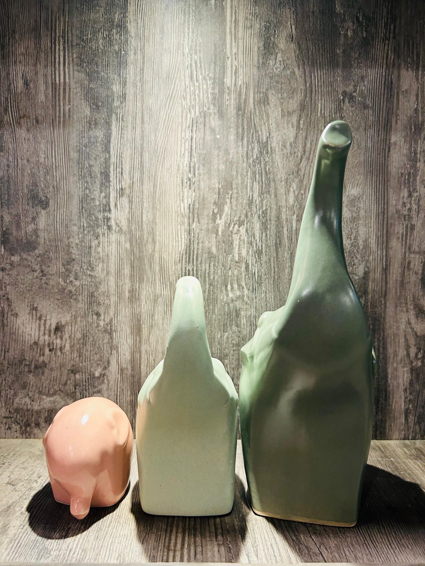 Ceramic Elephant Family
