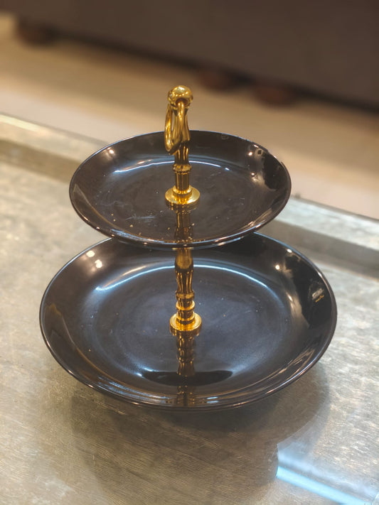 Ceramic Cake Stand 2 tier