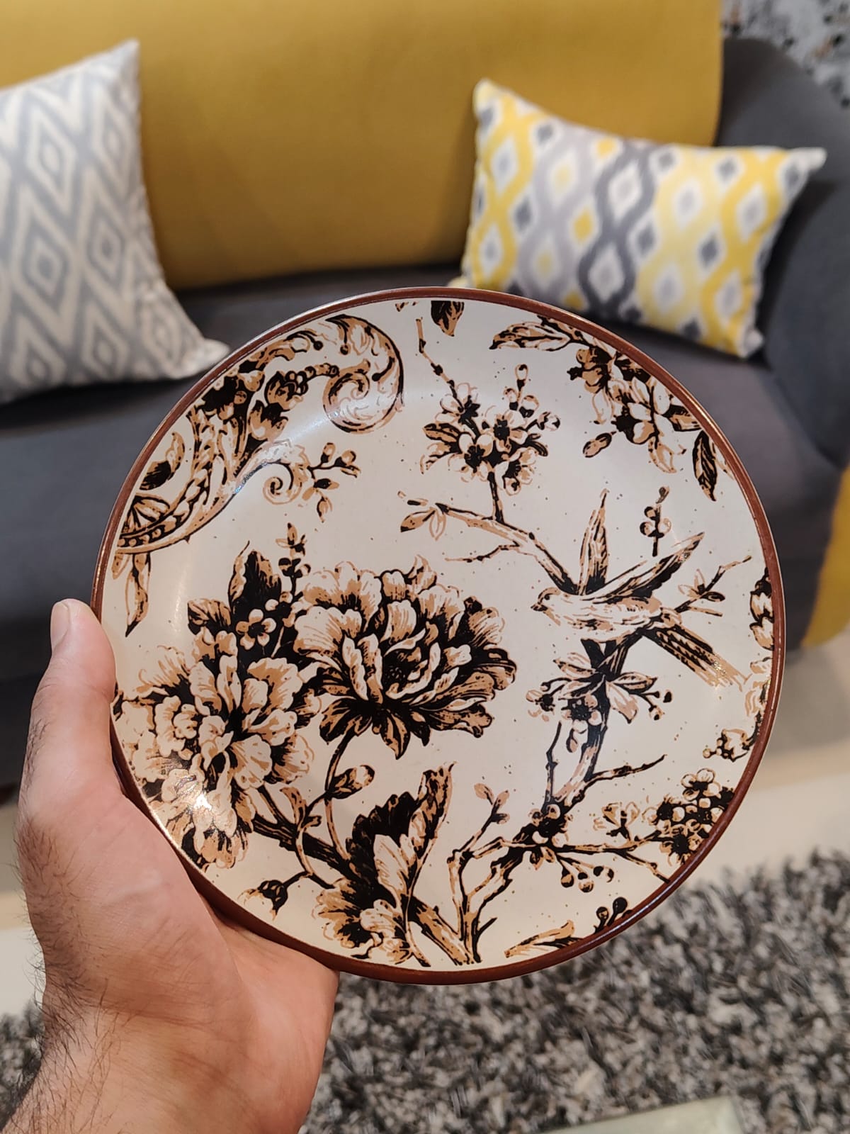 Adelaide Brown Dinner Set 14 Pcs