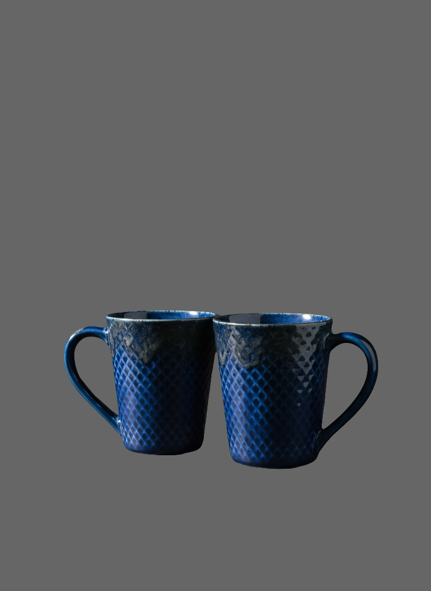 Ceramic Coffee Mugs Set of 2