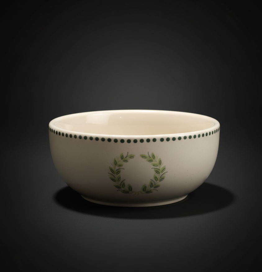 Bowl Green wreath 8 inch Set of 2