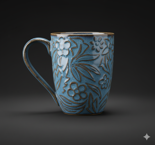 Ceramic Coffee Mugs Set of 2