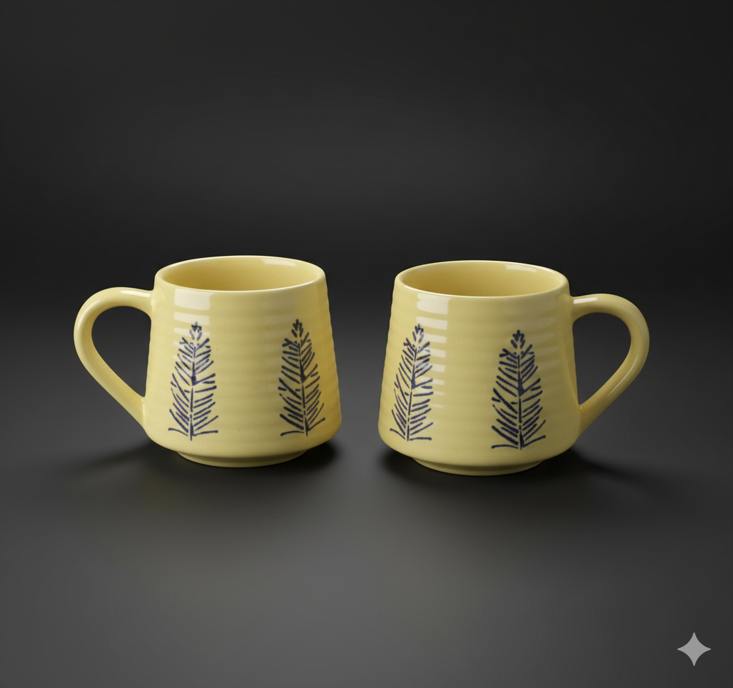 Ceramic Mugs Set of 2