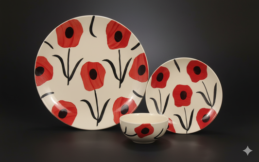 Ceramic Dinner Set of 3