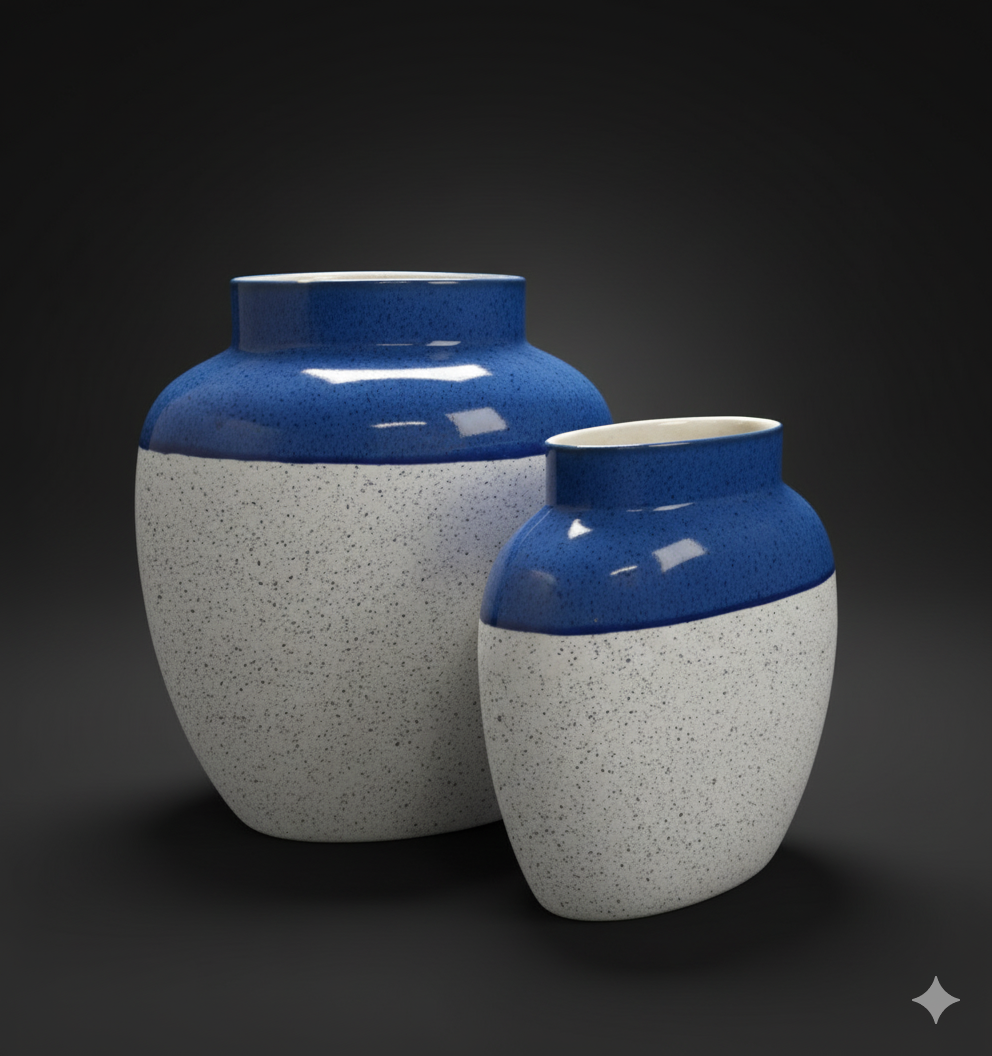 Ceramic Flower Vase Set of 2