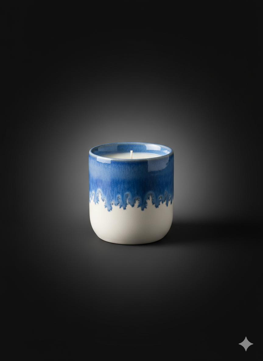 Ceramic Candle Jar Set of 2