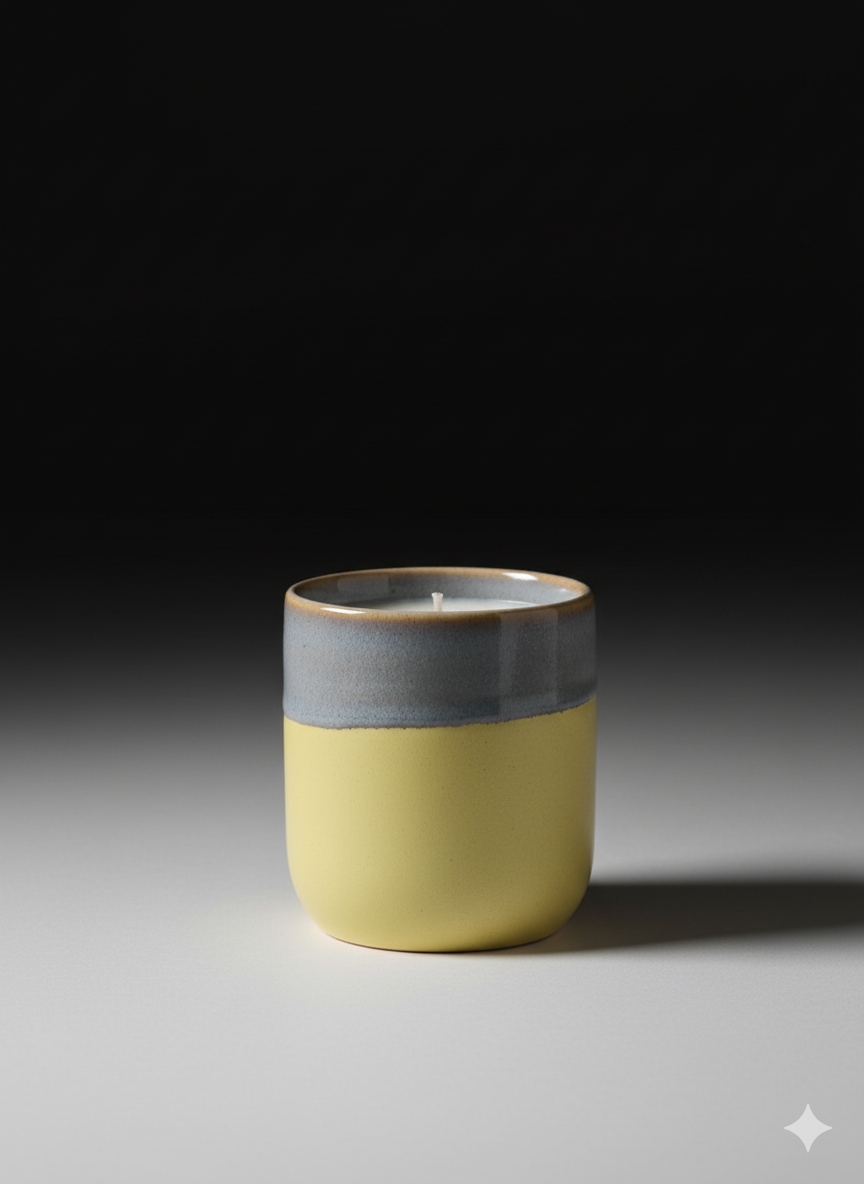 Ceramic Candle Jar Set of 2