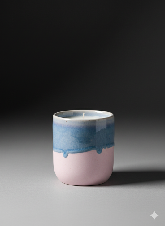 Ceramic Candle Jar Set of 2