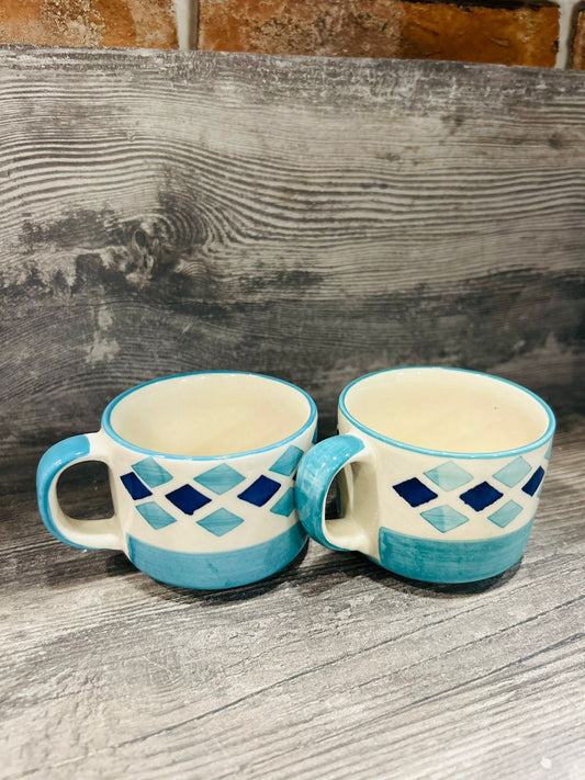 Ceramic tea cups set of 2