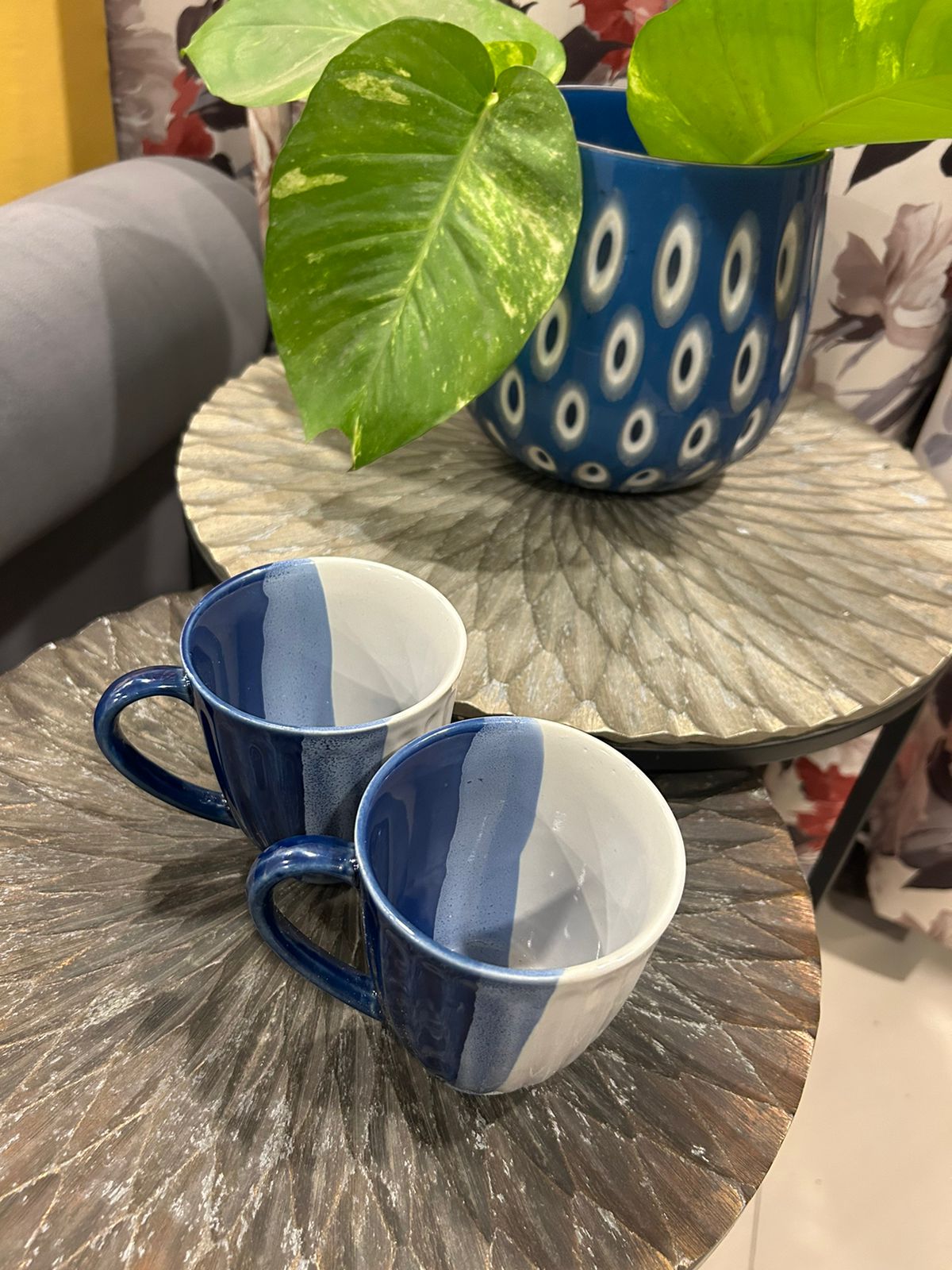 Ceramic Coffee Mugs Set of 2