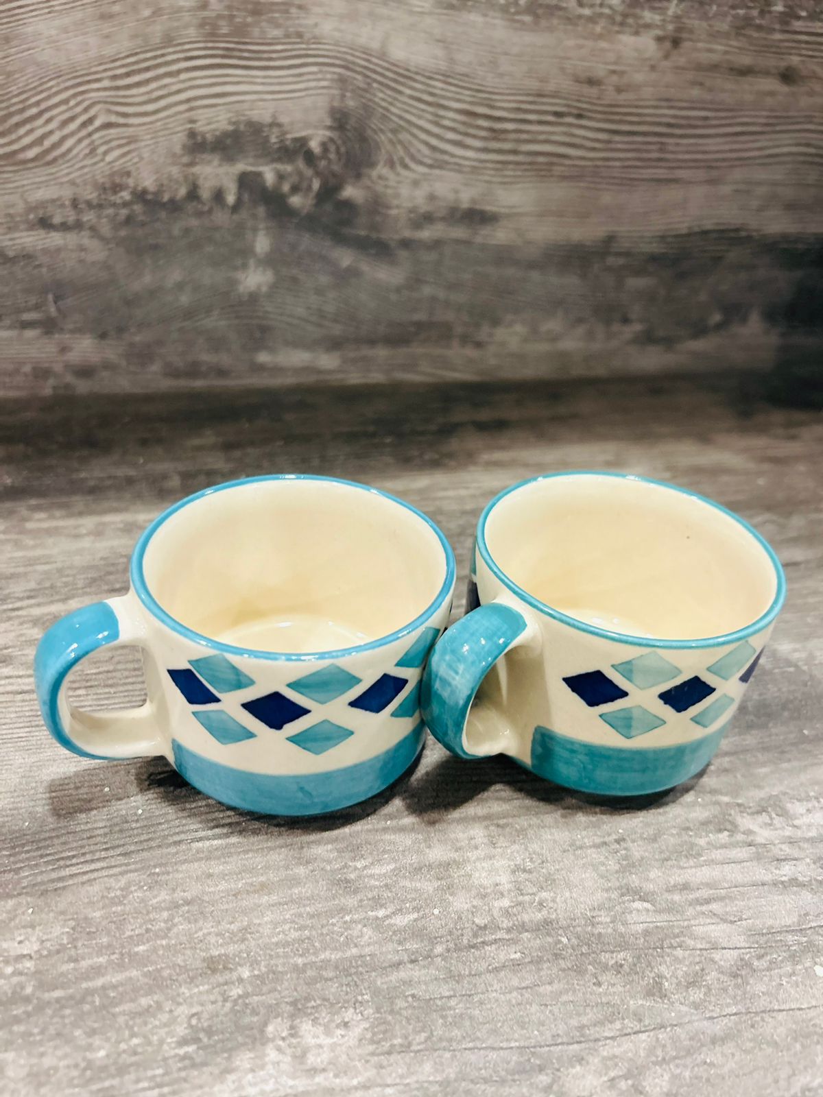 Ceramic tea cups set of 2