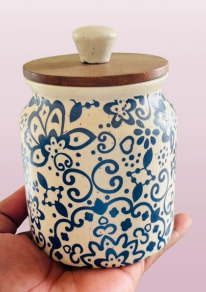 Air Tight Canister with Wooden Lid