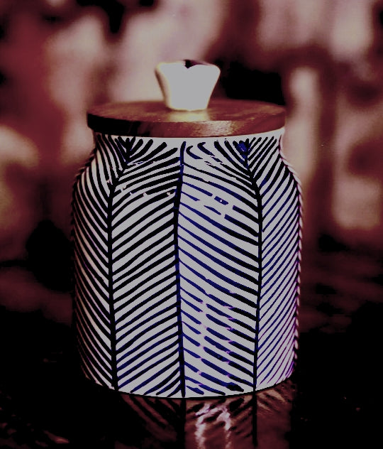 Air Tight Canister with Wooden Lid