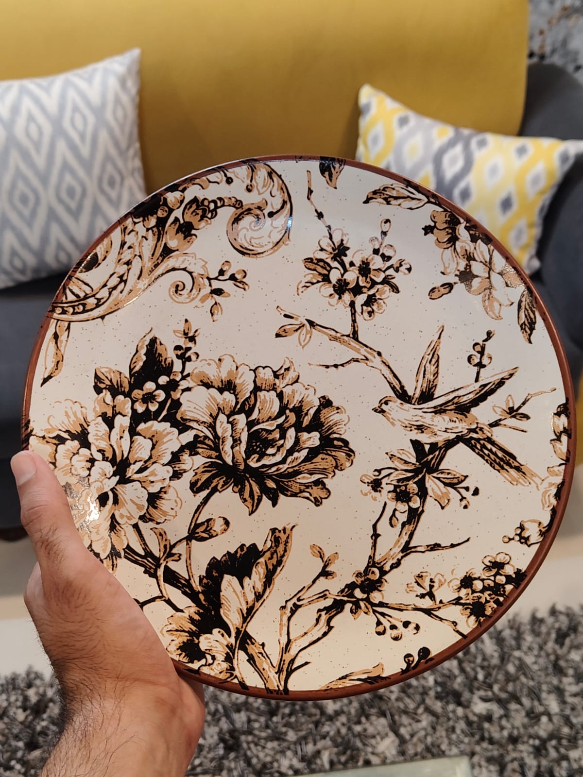 Adelaide Brown Dinner Set 14 Pcs