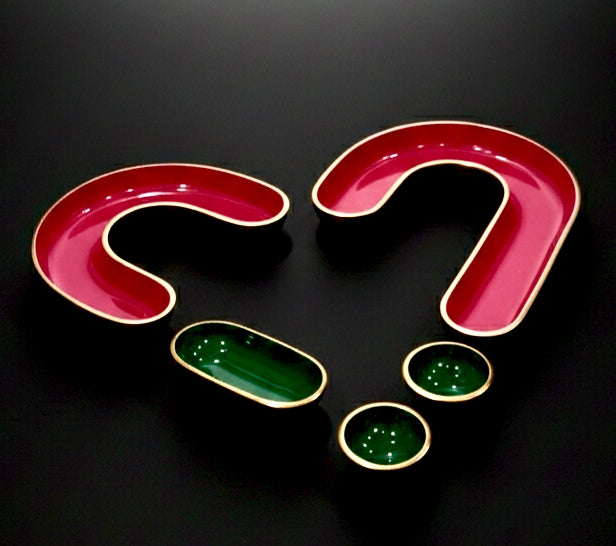 Metal Heart Platter