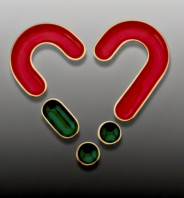Metal Heart Platter