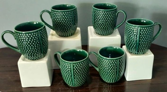 Ceramic Coffee Mugs Set of 6